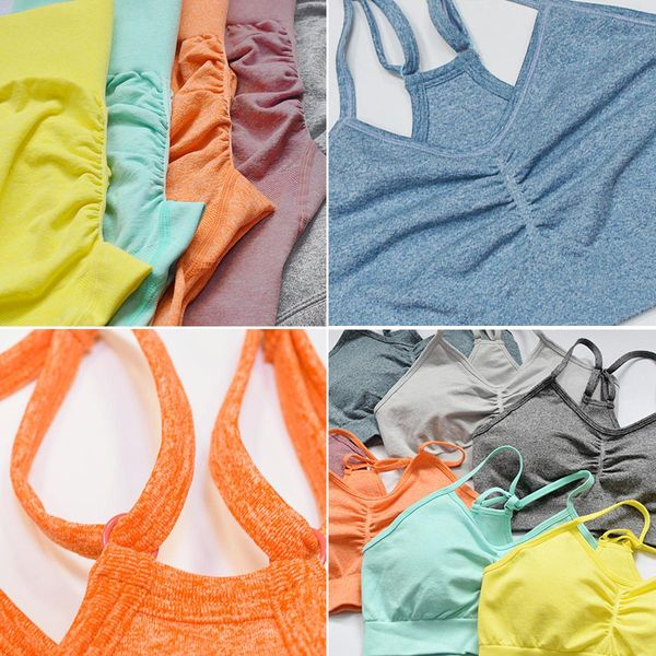 seamless women yoga set 2pcs set high waist leggings+bras fitness sportswear women running workout sportwear solid yoga sets wmtomu
seamless women yoga set 2pcs set high waist leggings+bras fitness sportswear women running workout sportwear solid yoga sets wmtomu