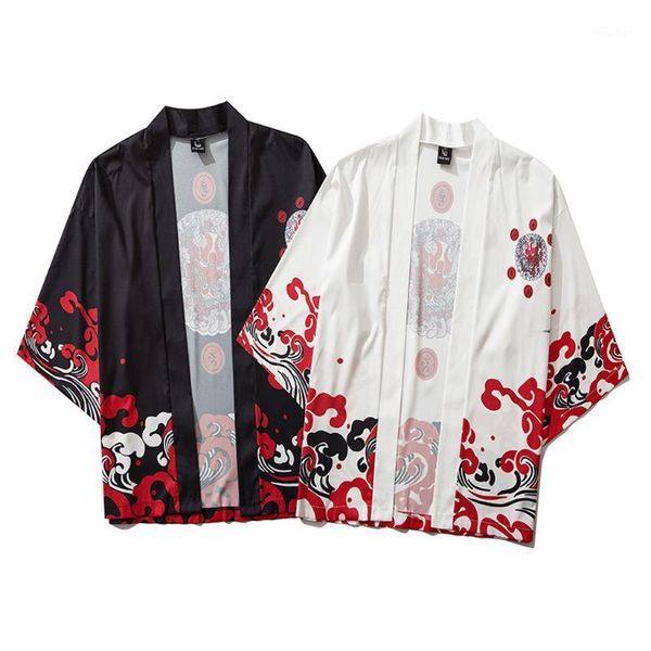 men's casual shirts kimono summer jacket japanese five point sleeve mens and womens cloak blouse beach oversized streetwear camisas de, White;black
men's casual shirts kimono summer jacket japanese five point sleeve mens and womens cloak blouse beach oversized streetwear camisas de, White;black