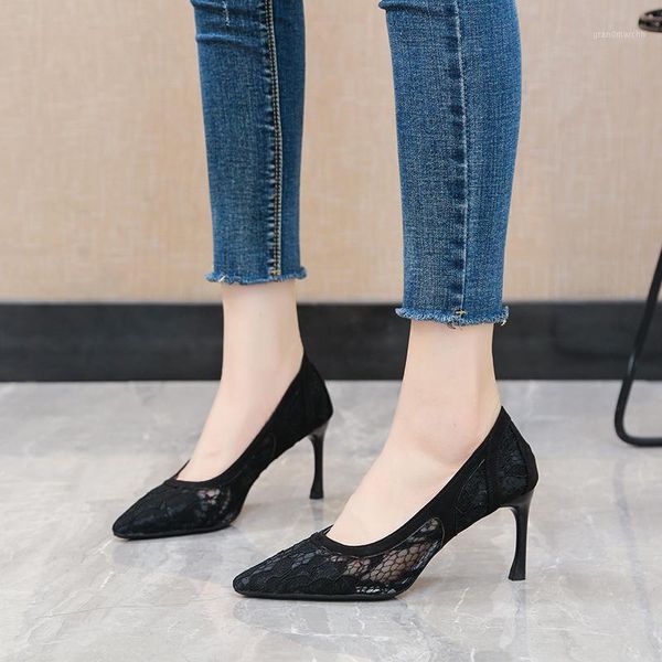 dress shoes rimocy summer flower lace pointed toe pumps women high heels wedding woman fashion solid color hollow out mujer1, Black
dress shoes rimocy summer flower lace pointed toe pumps women high heels wedding woman fashion solid color hollow out mujer1, Black