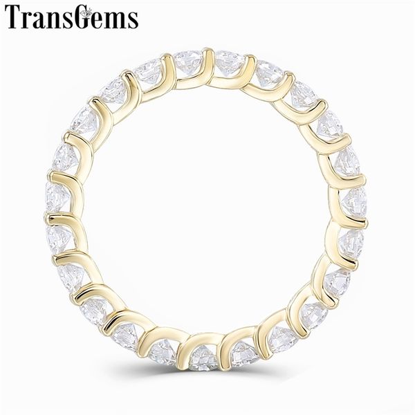 transgem 14k 585 yellow gold 2.8mm moissnaite eternity wedding band y200620, Slivery;golden
transgem 14k 585 yellow gold 2.8mm moissnaite eternity wedding band y200620, Slivery;golden