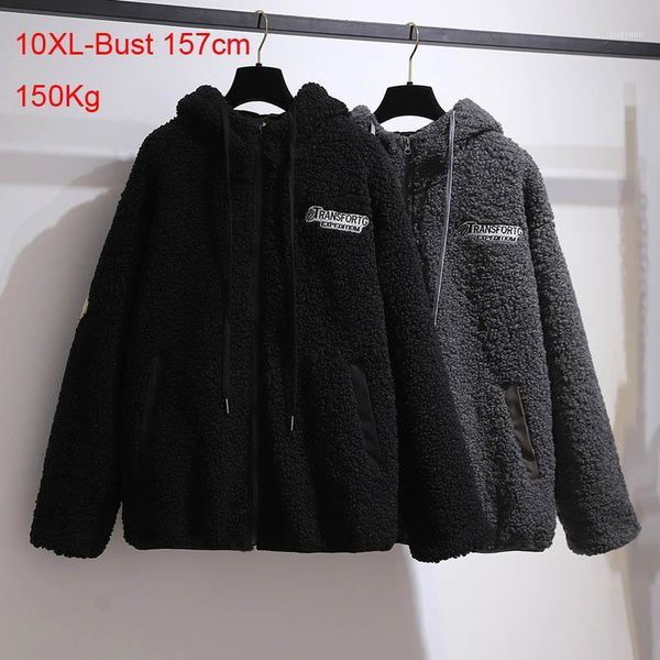 150kg 10xl plus size autumn winter hoodie jacket for women large long sleeve loose fleece warm zipper coat 6xl-10xl black gray1, Black;brown
150kg 10xl plus size autumn winter hoodie jacket for women large long sleeve loose fleece warm zipper coat 6xl-10xl black gray1, Black;brown