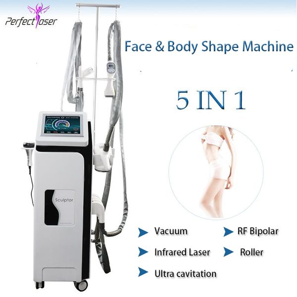 most popular face body shape system 5 in 1 vacuum roller machine slimming fat cavitation vacuum suction rf machine 
most popular face body shape system 5 in 1 vacuum roller machine slimming fat cavitation vacuum suction rf machine