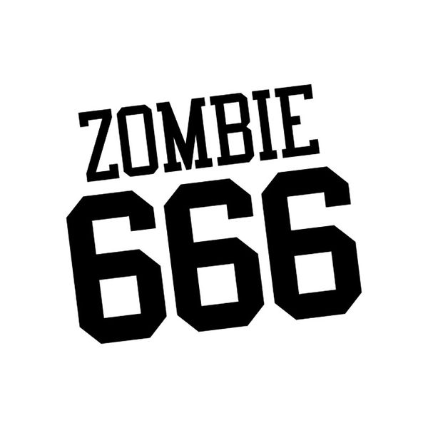 12.6cm*11cm interesting zombie 666 vinyl car sticker decal black silver decoration c15-2821
12.6cm*11cm interesting zombie 666 vinyl car sticker decal black silver decoration c15-2821