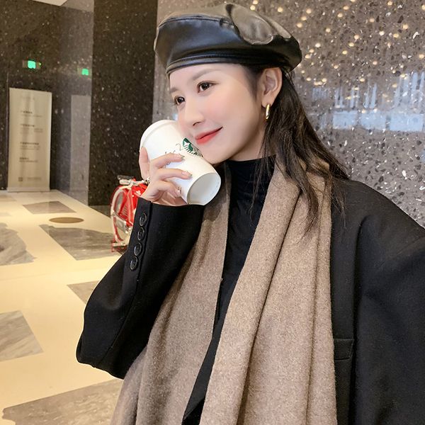 2021 new women solid color scarf cashmere soft tassel thick warm wraps female autumn winter lady students large shawl pm03, Blue;gray
2021 new women solid color scarf cashmere soft tassel thick warm wraps female autumn winter lady students large shawl pm03, Blue;gray