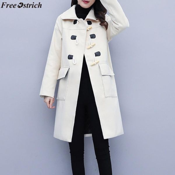 ostrich new arrival comfortable and relaxed women work solid winter office long sleeve button woolen coat, Tan;black
ostrich new arrival comfortable and relaxed women work solid winter office long sleeve button woolen coat, Tan;black