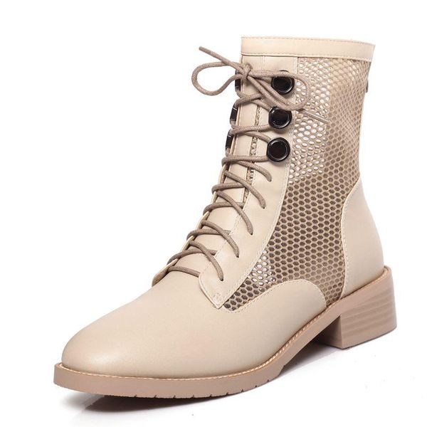 coolulu big size 34-43 women ankle booties summer boots square mid heel cut out lace up ankle booties women shoes ladies boots, Black
coolulu big size 34-43 women ankle booties summer boots square mid heel cut out lace up ankle booties women shoes ladies boots, Black