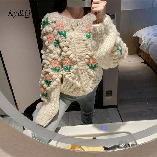 runway woemn winter embroidered floral cardigan sweater outwear knit outwear clothes christmas luxury sweet y200720, White;black
runway woemn winter embroidered floral cardigan sweater outwear knit outwear clothes christmas luxury sweet y200720, White;black