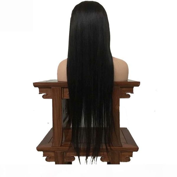 long straight natural black color human hair glueless lace front wi& full hair lace wig for african americans woman 12-26inch heat resistant, Black;brown
long straight natural black color human hair glueless lace front wi& full hair lace wig for african americans woman 12-26inch heat resistant, Black;brown