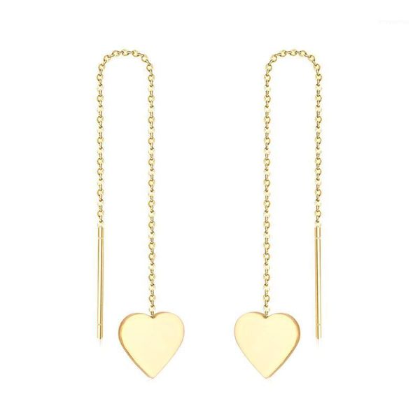 luxukisskids heart drop earings 2020 korean style stainless steel long dangle earrings fashion jewelry for women gift brincos1, Silver
luxukisskids heart drop earings 2020 korean style stainless steel long dangle earrings fashion jewelry for women gift brincos1, Silver