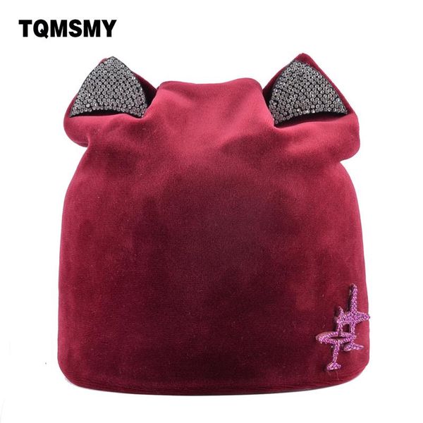 rhinestone aircraft hat winter women beanies solid color cat ear cap warm soft girls beanie autumn hats for woman bone, Blue;gray
rhinestone aircraft hat winter women beanies solid color cat ear cap warm soft girls beanie autumn hats for woman bone, Blue;gray