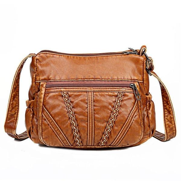 crossbody bag for women vintage brown black shoulder bags female pu soft leather handbag and purse pockets bags
crossbody bag for women vintage brown black shoulder bags female pu soft leather handbag and purse pockets bags