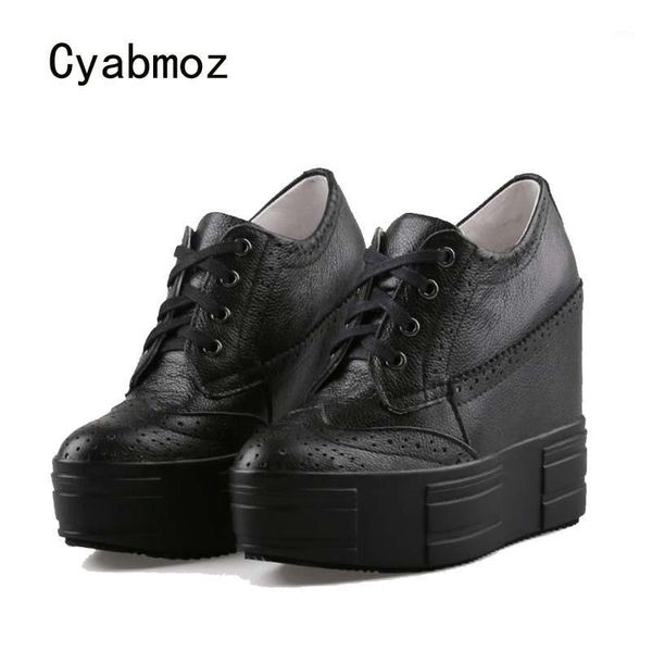 dress shoes cyabmoz women genuine leather height increasing high heels carving party woman pumps zapatos mujer tenis feminino1, Black
dress shoes cyabmoz women genuine leather height increasing high heels carving party woman pumps zapatos mujer tenis feminino1, Black