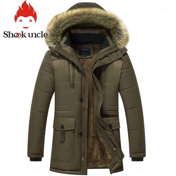 warm winter parka big fur collar hooded casual long jacket men's windbreaker warm plus velvet thick overcoat daddy coats #67801, Black
warm winter parka big fur collar hooded casual long jacket men's windbreaker warm plus velvet thick overcoat daddy coats #67801, Black