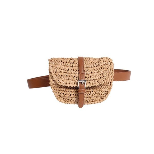 18x11cm 2020 new straw beach bag waist pack light brown trend fashion casual crossbody chest pack ladies a5365
18x11cm 2020 new straw beach bag waist pack light brown trend fashion casual crossbody chest pack ladies a5365