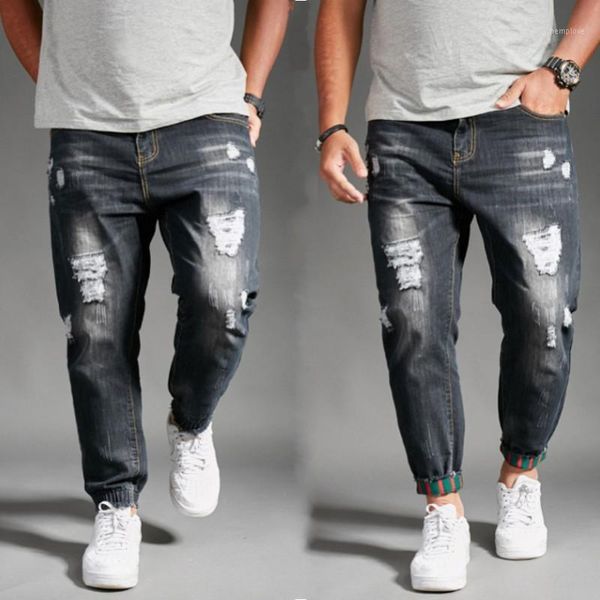 plus size men jeans slim ankle-length pants new fashion men holes jeans european high street motorcycle biker hiphop1, Blue
plus size men jeans slim ankle-length pants new fashion men holes jeans european high street motorcycle biker hiphop1, Blue