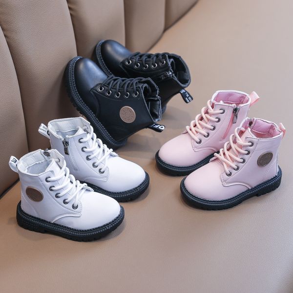 2020 autumn kids single pu leather children martin boots baby girls boys casual shoes pink white black color
2020 autumn kids single pu leather children martin boots baby girls boys casual shoes pink white black color
