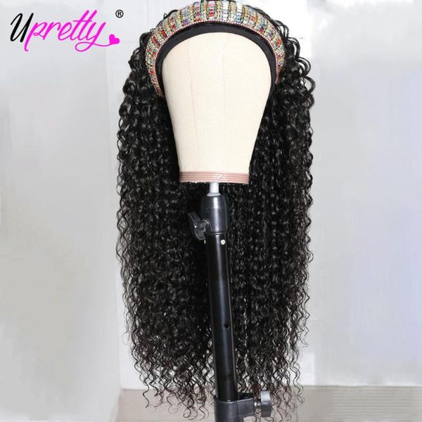 upretty hair deep wave headband wigs 150% density deep curly human hair wigs none lace frontal headband wig for black women, Black;brown
upretty hair deep wave headband wigs 150% density deep curly human hair wigs none lace frontal headband wig for black women, Black;brown