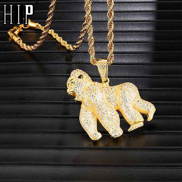 hip full iced out bling orangutan shape cubic zirconia cz necklace rhinestone rope chain pendants & necklaces for men jewelryq0115, Black
hip full iced out bling orangutan shape cubic zirconia cz necklace rhinestone rope chain pendants & necklaces for men jewelryq0115, Black