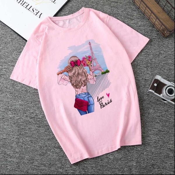 women clothes 2021 summer fashion t shirt love grom paris harajuku kawaii female t shirt vintage casual vogue tee shirt, White
women clothes 2021 summer fashion t shirt love grom paris harajuku kawaii female t shirt vintage casual vogue tee shirt, White