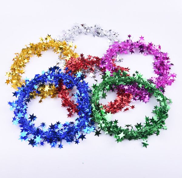 the latest christmas five-star garland 6-color christmas ornaments, star vine, christmas tree scene arrangement ing
the latest christmas five-star garland 6-color christmas ornaments, star vine, christmas tree scene arrangement ing