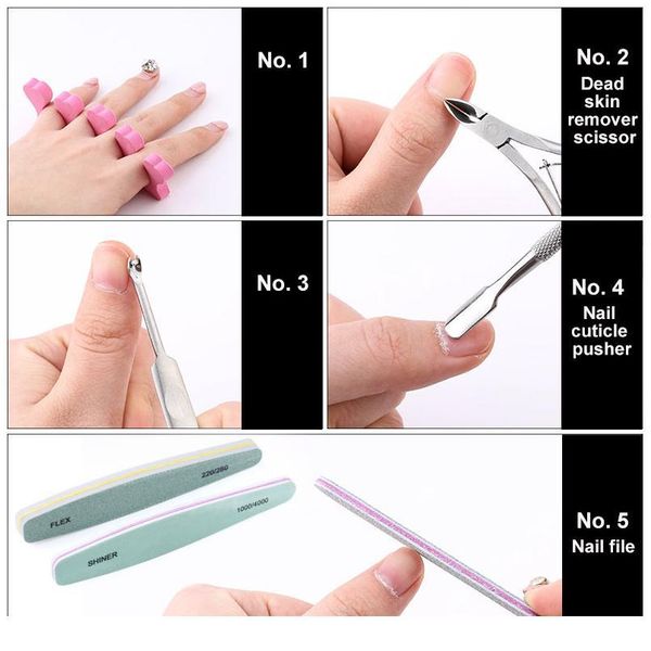 7 pcs/set nail kit cuticle pusher sandpaper file cutter toe separator nail care sanding manicure professional make jllfme
7 pcs/set nail kit cuticle pusher sandpaper file cutter toe separator nail care sanding manicure professional make jllfme