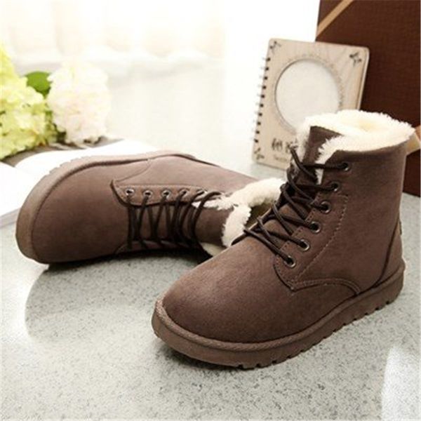 boots snow flats heels flock women winter warm fur plush insole ankles shoeslace-up shoes woman, Black
boots snow flats heels flock women winter warm fur plush insole ankles shoeslace-up shoes woman, Black