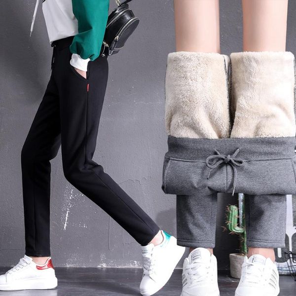 winter women pant thickness fleece warm loose female running jogging fitness workout casual trouser sweatpant sportswear, Black;blue
winter women pant thickness fleece warm loose female running jogging fitness workout casual trouser sweatpant sportswear, Black;blue