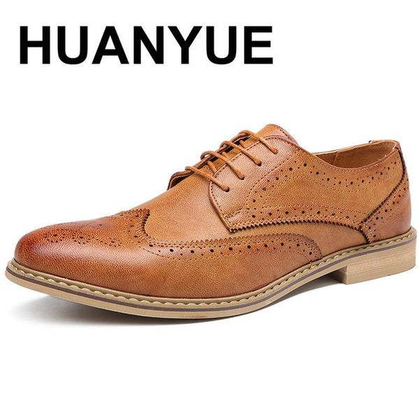 spring autumn men leather shoes fashion pointed toe business men shoes low lace-up brogue wedding zapatos hombre, Black
spring autumn men leather shoes fashion pointed toe business men shoes low lace-up brogue wedding zapatos hombre, Black