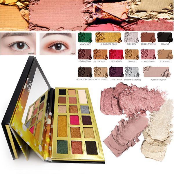 sale 16 colors eyeshadow pallete matte eye shadow maquiagem makeup palette shimmer eyeshadow cosmetic set paleta de sombra
sale 16 colors eyeshadow pallete matte eye shadow maquiagem makeup palette shimmer eyeshadow cosmetic set paleta de sombra