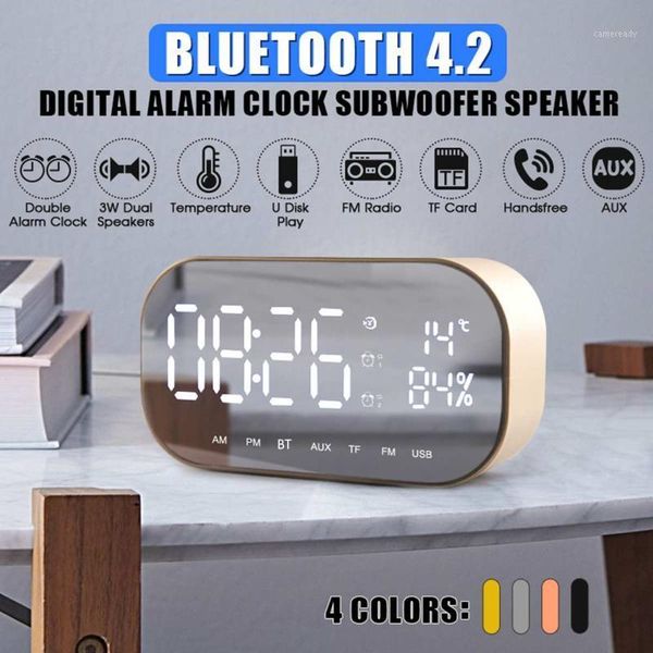 s2 bluetooth speaker wireless mini alarm clock fm radio bass speaker led display alarm mirror clock usb aux tf1
s2 bluetooth speaker wireless mini alarm clock fm radio bass speaker led display alarm mirror clock usb aux tf1
