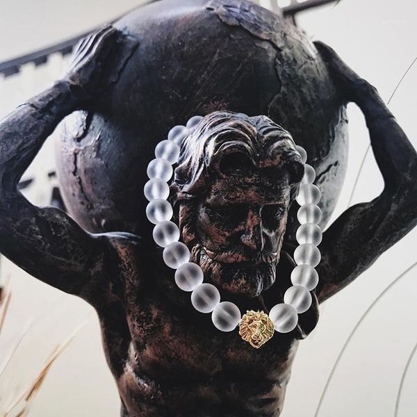 8mm transparent stone beads lion bracelet men jewelry gold bracelets for women mens fashion accessories new arrival 2020 bangle1, Golden;silver
8mm transparent stone beads lion bracelet men jewelry gold bracelets for women mens fashion accessories new arrival 2020 bangle1, Golden;silver
