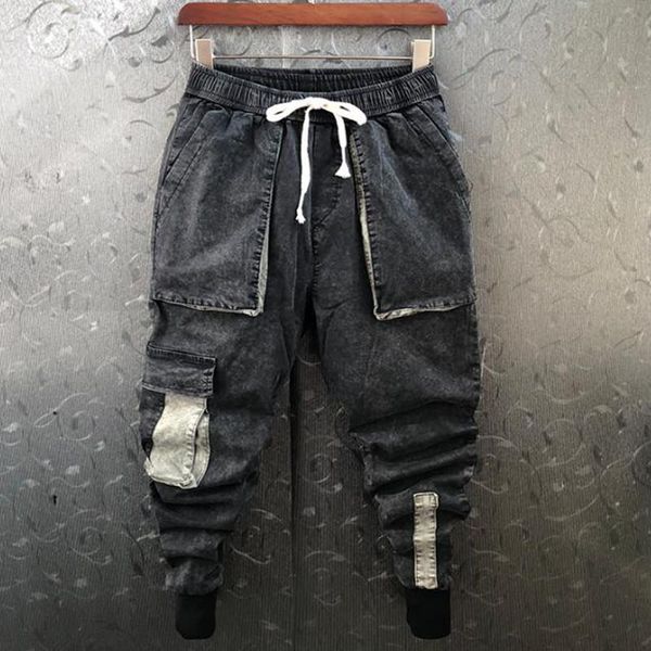 men's jeans fashion harem men denim pants loose baggy cargo casual joggers trousers man clothes, Blue
men's jeans fashion harem men denim pants loose baggy cargo casual joggers trousers man clothes, Blue