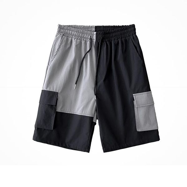 men's shorts 2021 fashion men cargo patchwork casual male loose work man streetwear short pants, White;black
men's shorts 2021 fashion men cargo patchwork casual male loose work man streetwear short pants, White;black