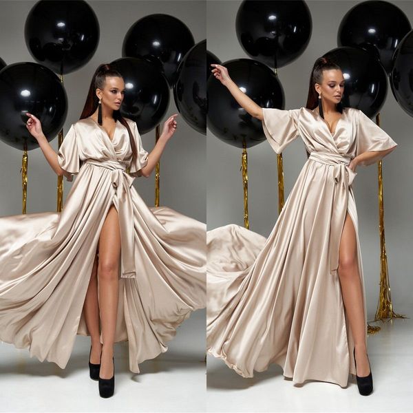 new winter silk long sleeve women v neck kimono pregnant party sleepwear bathrobe sheer nightgown wedding robes, White
new winter silk long sleeve women v neck kimono pregnant party sleepwear bathrobe sheer nightgown wedding robes, White