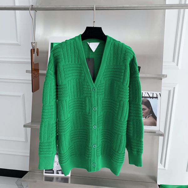 1117 2022 milan runway spring brand same style sweater long sleeve cardigan v neck fashion green striped clothes womens meiyi, White;black
1117 2022 milan runway spring brand same style sweater long sleeve cardigan v neck fashion green striped clothes womens meiyi, White;black