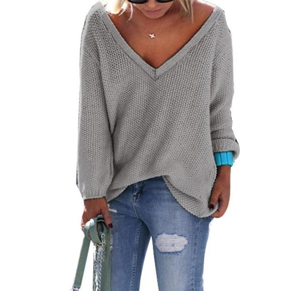 suéter de manga larga de color sólido con cuello en v informal para mujer para otoño e invierno, White;black
suéter de manga larga de color sólido con cuello en v informal para mujer para otoño e invierno, White;black