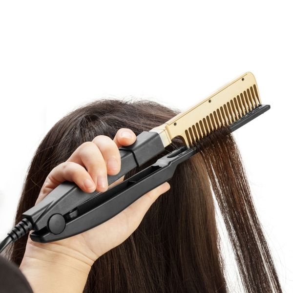 2021 promotion explosion electric coil hair comb home curling rod dry wet two copper comb, multi-function electric straight hair comb, Silver
2021 promotion explosion electric coil hair comb home curling rod dry wet two copper comb, multi-function electric straight hair comb, Silver