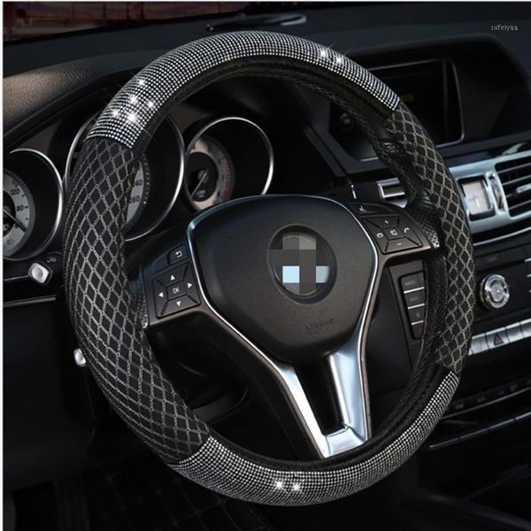 microfiber leather ice silk car steering wheel cover diamond female four seasons universal steering wheel cover1
microfiber leather ice silk car steering wheel cover diamond female four seasons universal steering wheel cover1