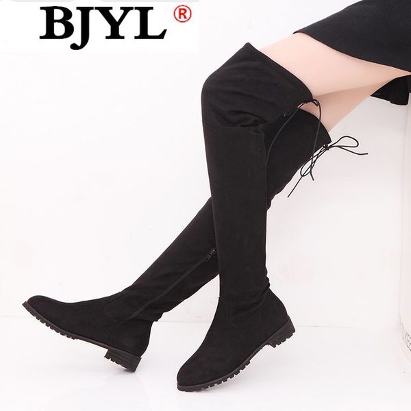 fashion boots over the knee high suede women snow boots women's fashion winter thigh high shoes woman botas mujer, Black
fashion boots over the knee high suede women snow boots women's fashion winter thigh high shoes woman botas mujer, Black