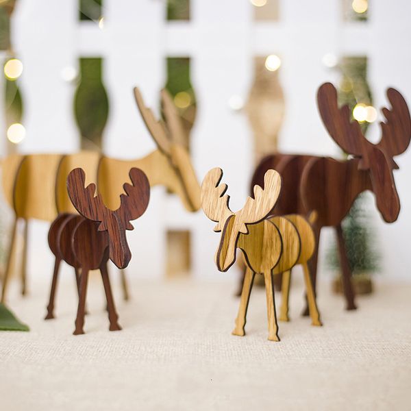 1pcs elk table decoration christmas party decor for home splicing wooden deer crafts gift ornaments supplies
1pcs elk table decoration christmas party decor for home splicing wooden deer crafts gift ornaments supplies