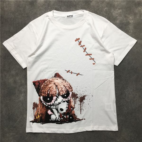 men luxe 2021 new doll paint feather hip shirt skateboard street cotton t-shirts kenye s-xxl # k56 bihu, White;black
men luxe 2021 new doll paint feather hip shirt skateboard street cotton t-shirts kenye s-xxl # k56 bihu, White;black