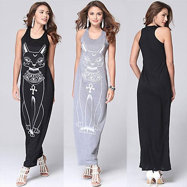 fashion casual women ladies dresses summer tank dress long maxi dress pencil party beach sundress, Black;gray
fashion casual women ladies dresses summer tank dress long maxi dress pencil party beach sundress, Black;gray