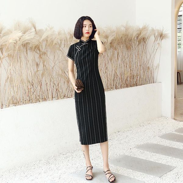 new cheongsam women young fresh artistic girls daily cotton and linen retro dress of the republic of china classic modern qipao1, Red
new cheongsam women young fresh artistic girls daily cotton and linen retro dress of the republic of china classic modern qipao1, Red