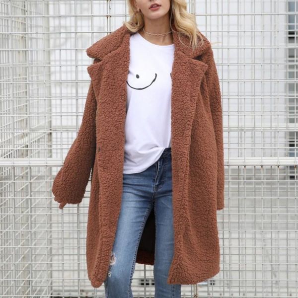 women oversized hooded jacket draped pockets coat faux fur coat jacket outerwear coats, Black
women oversized hooded jacket draped pockets coat faux fur coat jacket outerwear coats, Black