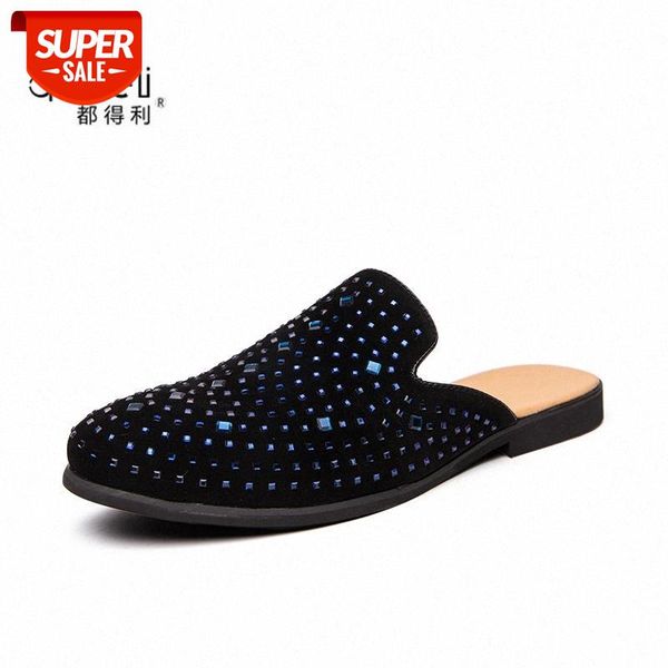 leather mules men suede casual summer slip-on slippers on backless diamond loafers lazy person half shoe for men big size blue #vy2y, Black
leather mules men suede casual summer slip-on slippers on backless diamond loafers lazy person half shoe for men big size blue #vy2y, Black