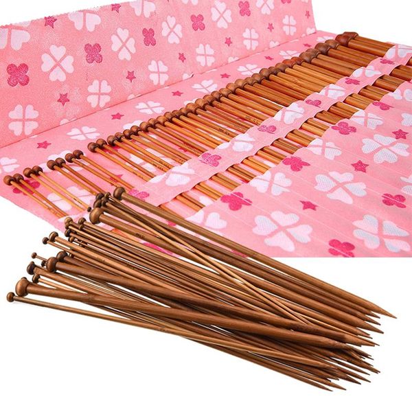 36-pack bamboo knitting needles kit beginner & professional sweater crochet needles set (18 sizes from 2mm to 10mm) diy wmttyv, Black;brown
36-pack bamboo knitting needles kit beginner & professional sweater crochet needles set (18 sizes from 2mm to 10mm) diy wmttyv, Black;brown