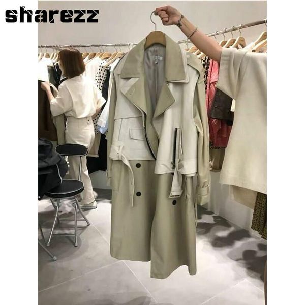 winter cool pu leather long coat 2020 new women loose belt faux leather windbreaker trench coat slim autumn, Tan;black
winter cool pu leather long coat 2020 new women loose belt faux leather windbreaker trench coat slim autumn, Tan;black