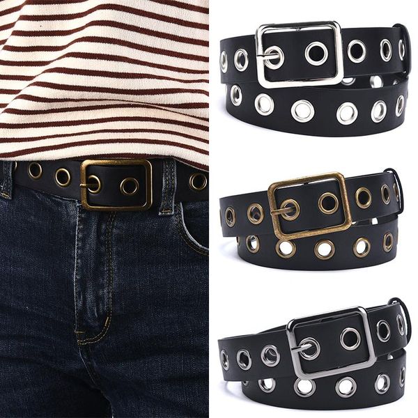 women punk chain fashion belt adjustable black single eyelet grommet leather buckle belt, Black;brown
women punk chain fashion belt adjustable black single eyelet grommet leather buckle belt, Black;brown