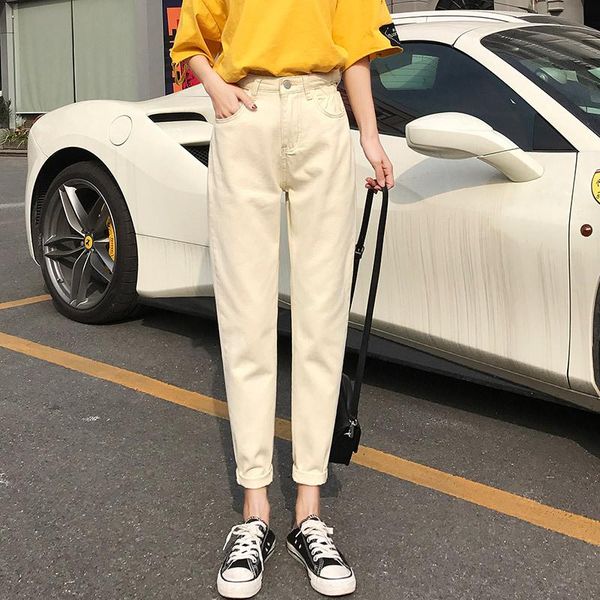 women's jeans 2021 spring autumn women casual loose high waist patchwork denim pants vintage harem plus size, Blue
women's jeans 2021 spring autumn women casual loose high waist patchwork denim pants vintage harem plus size, Blue