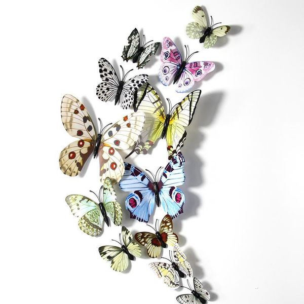 12pcs pvc 3d butterfly wall decor cute butterflies wall stickers art decals home decoration room bbyykl
12pcs pvc 3d butterfly wall decor cute butterflies wall stickers art decals home decoration room bbyykl